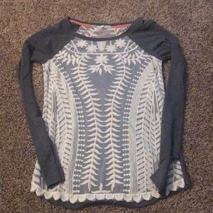 Lace Long Sleeve Top!